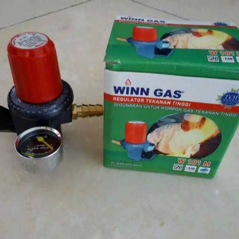 Winn Gas , W181 Meter ,  Win Gas , Regulator LPG , Tekanan Tinggi , high pressure