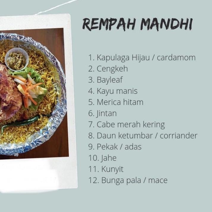 

Terkini Grosir--BUMBU NASI MANDHI