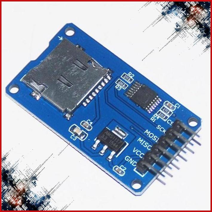 

Micro SD Card Module Mini TF Card Read and Write 6pin