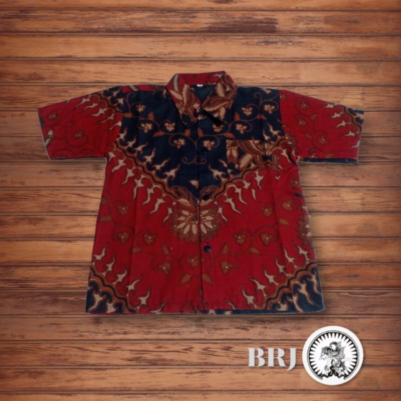 BAJU BATIK ANAK LAKI-LAKI LENGAN PANJANG SERAGAM TERLARIS