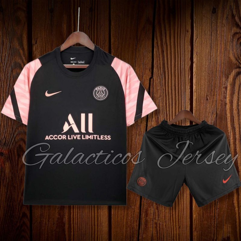 Setelan Jersey PSG New Black Training 2021-2022 Grade Original