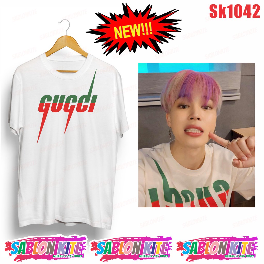 MURAH!!! KAOS KPOP SK1042 JIMIN BUCCI BUTTER UNISEX COMBED 30S