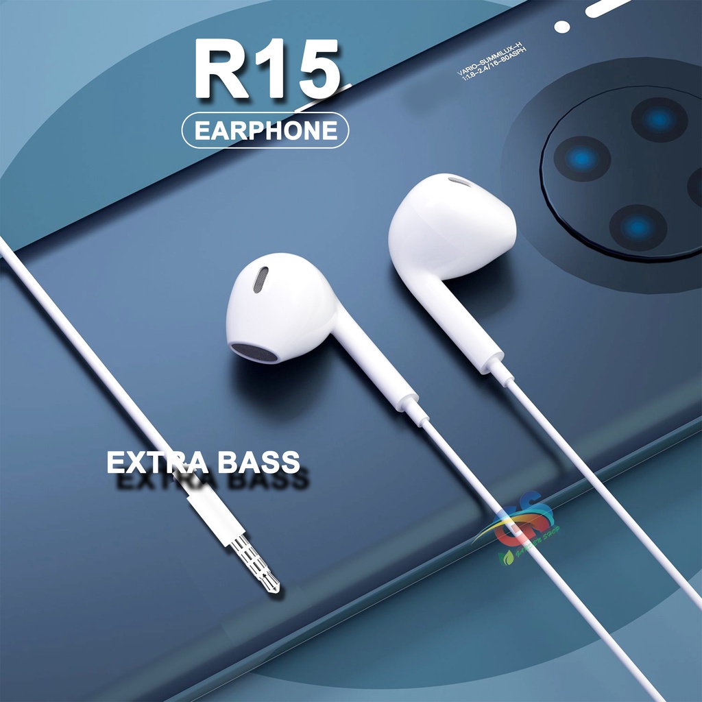 Headset Oppo Original 100%/Headset OPPO R15 R17 R12 R11