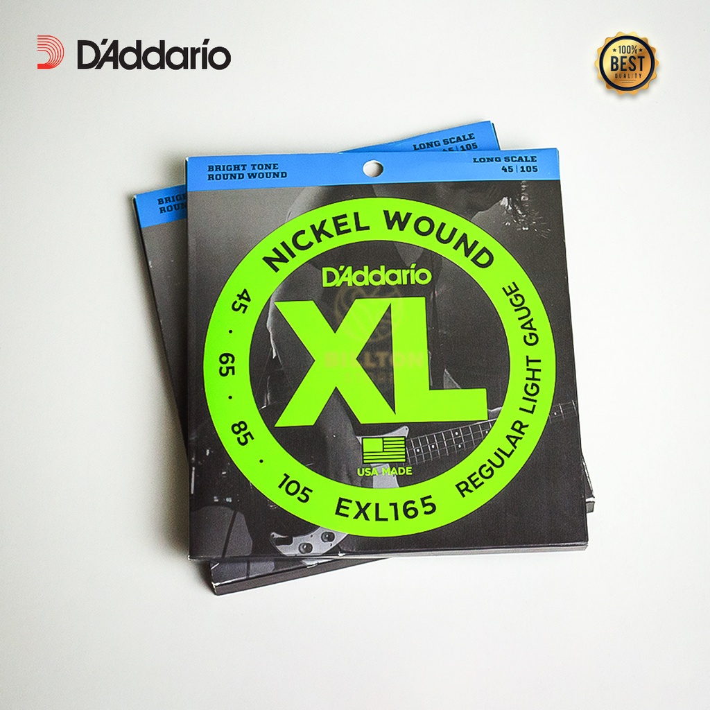 Senar Bass Elektrik Daddario D'Addario XL Nickel Wound EXL