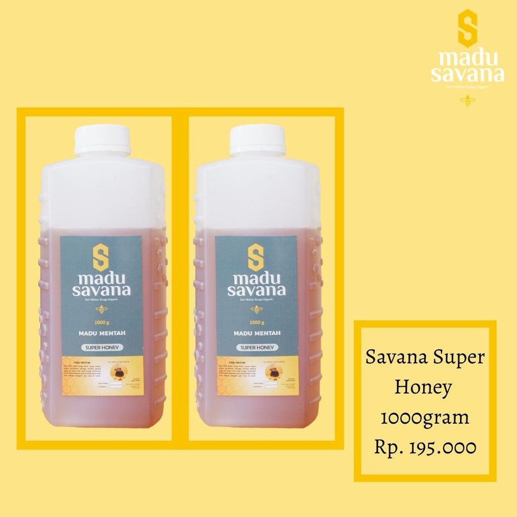 

Madu super honey 1kg - asli