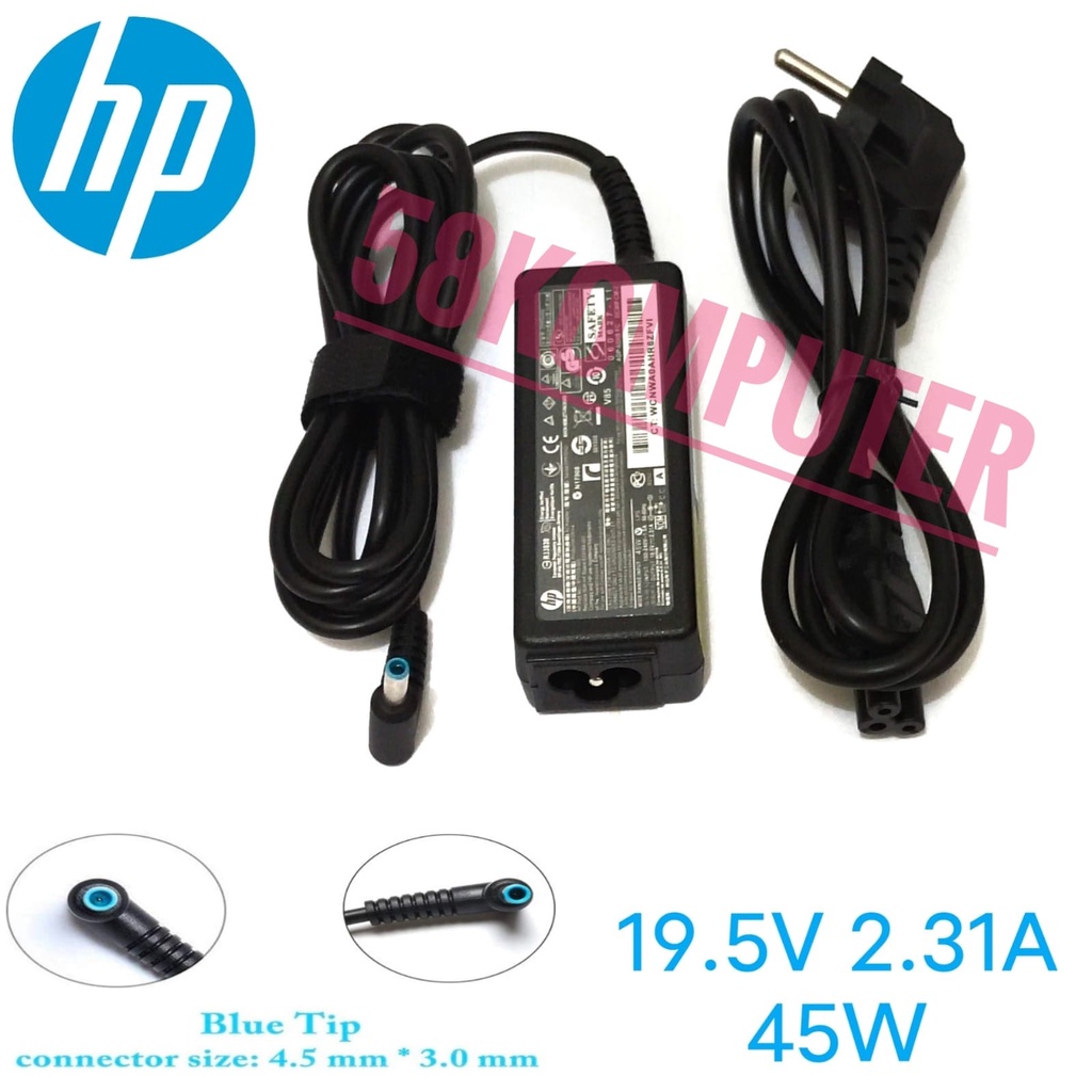 Adapter charger laptop HP ProBook 400 430 430 19.5V 2.31A 45W 4.5.3.0