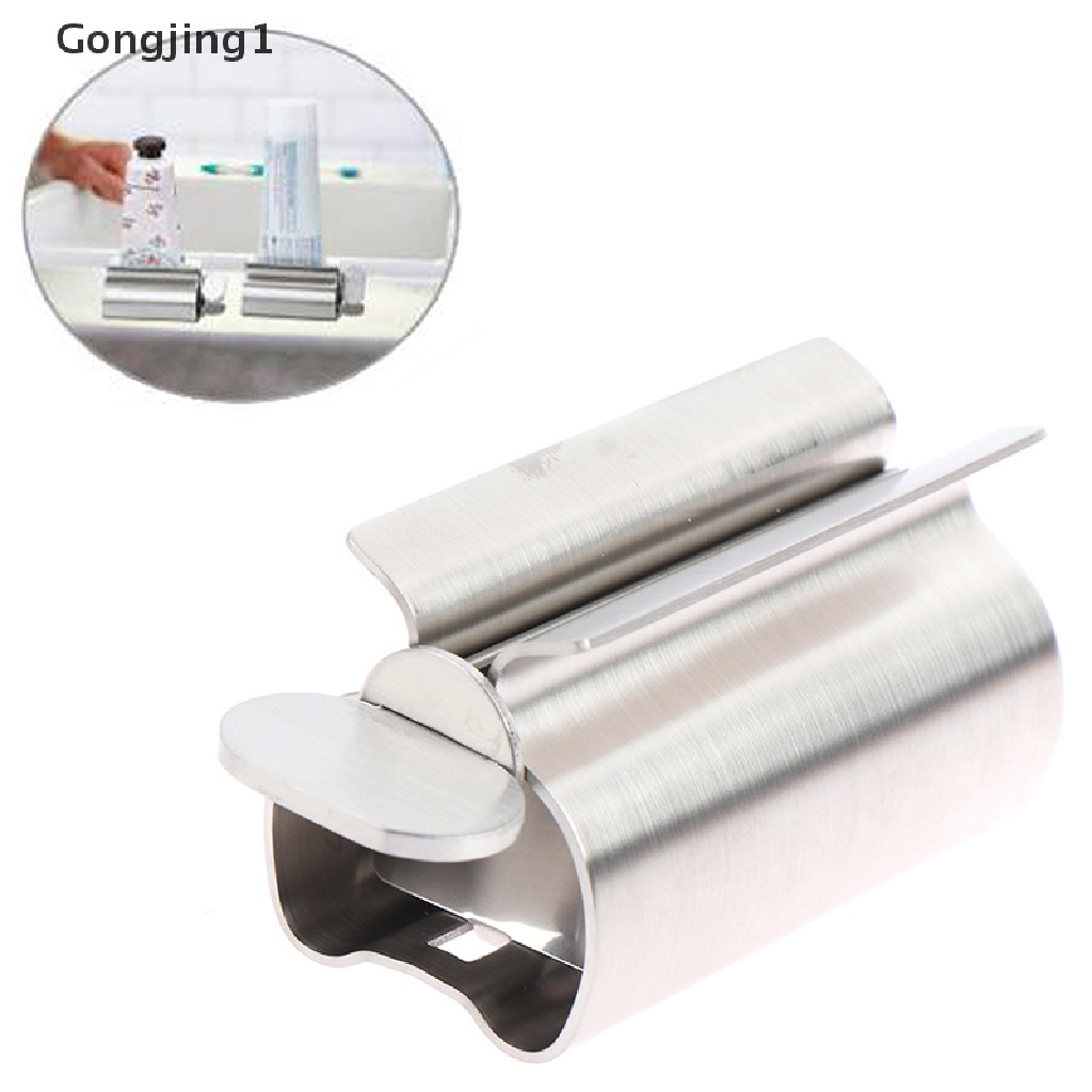 Gongjing1 Alat Pemeras Pasta Gigi Bahan Stainless Steel