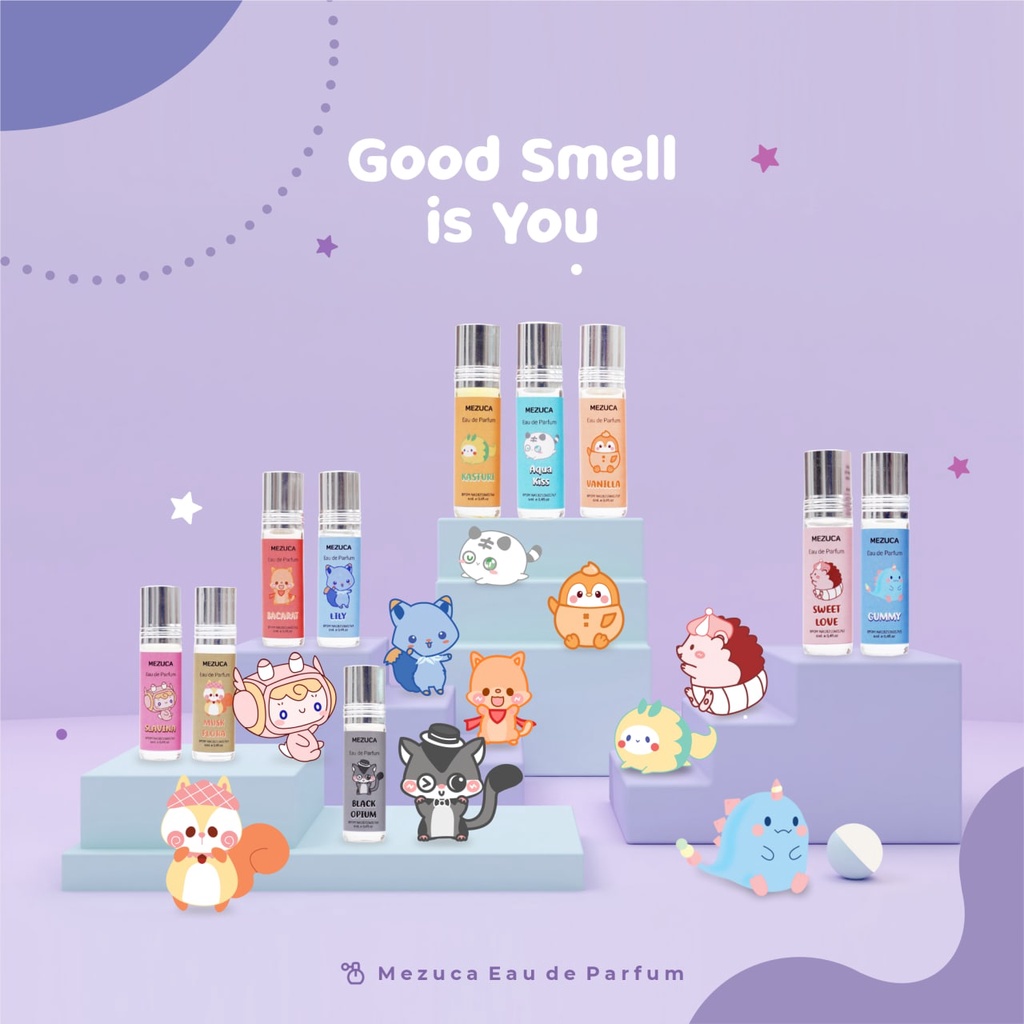 MEZUCA Inspired Parfum Roll On 6ml Tanpa Alkohol BPOM Minyak Wangi Inspired Perfume Non Alcohol