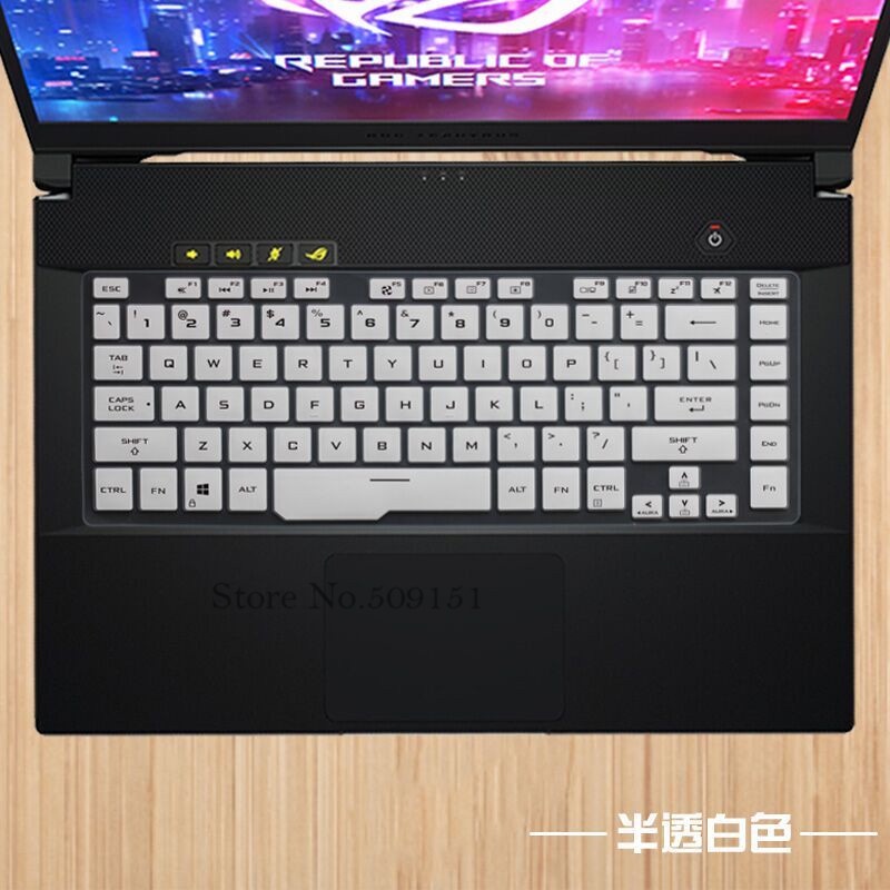 Skin cover Pelindung keyboard Laptop 15.6 &quot;Untuk ASUS ROG Zephyrus M GU502 GU502GU GU502GV GU502G es031t S5D S5DU S7D