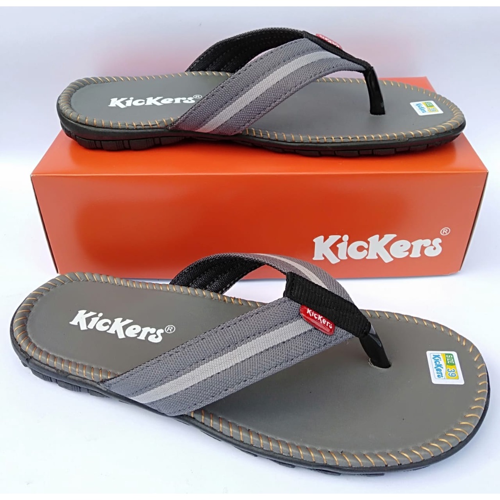 Sandal pria japit kickers sendal jepit asli original casual dewasa distro terbaru murah kekinian COD