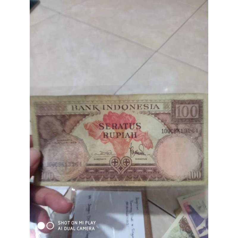 uang lama 100 seribunga