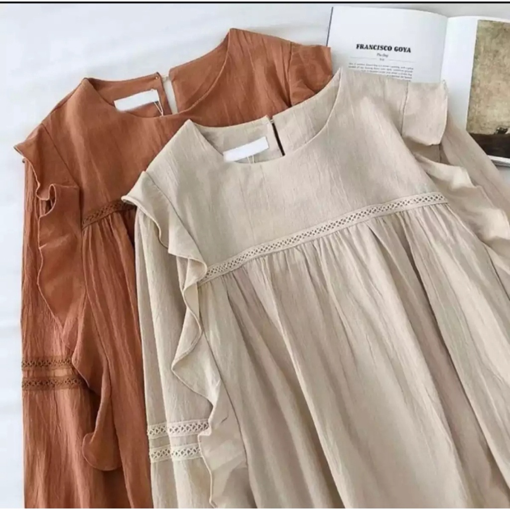 ZOLLA BLOUSE RAYON CRINGKEL | BLUS WANITA KEKINIAN TERBARU | BLUS PALING HITS | BISA COD