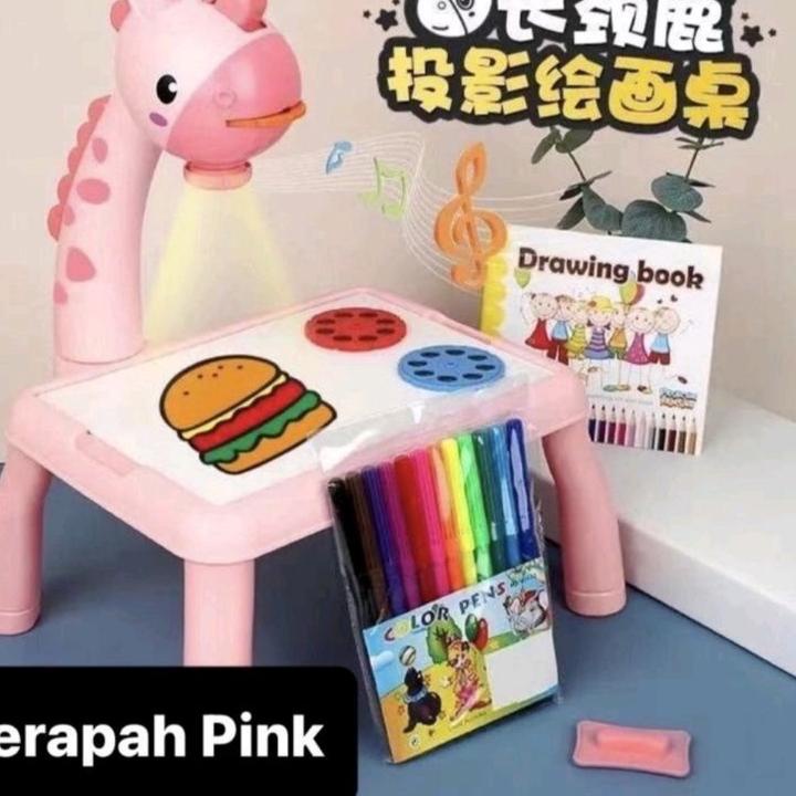 

⸨YoT♛⸩ ⭐️ Meja belajar anak proyektor edukasi anak jerapah besar /Harga Promo