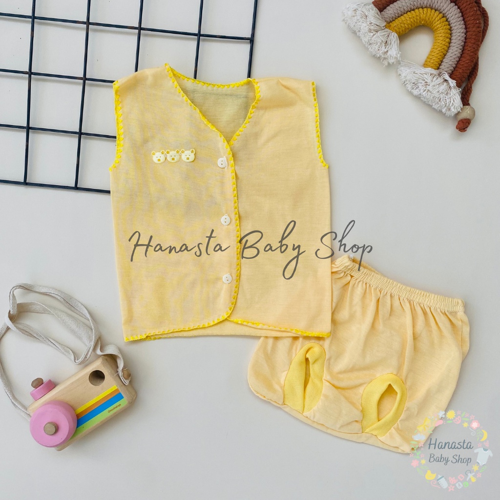 Setelan Bayi Baru Lahir Kutung Polos Baju Newborn 0-12 Bulan