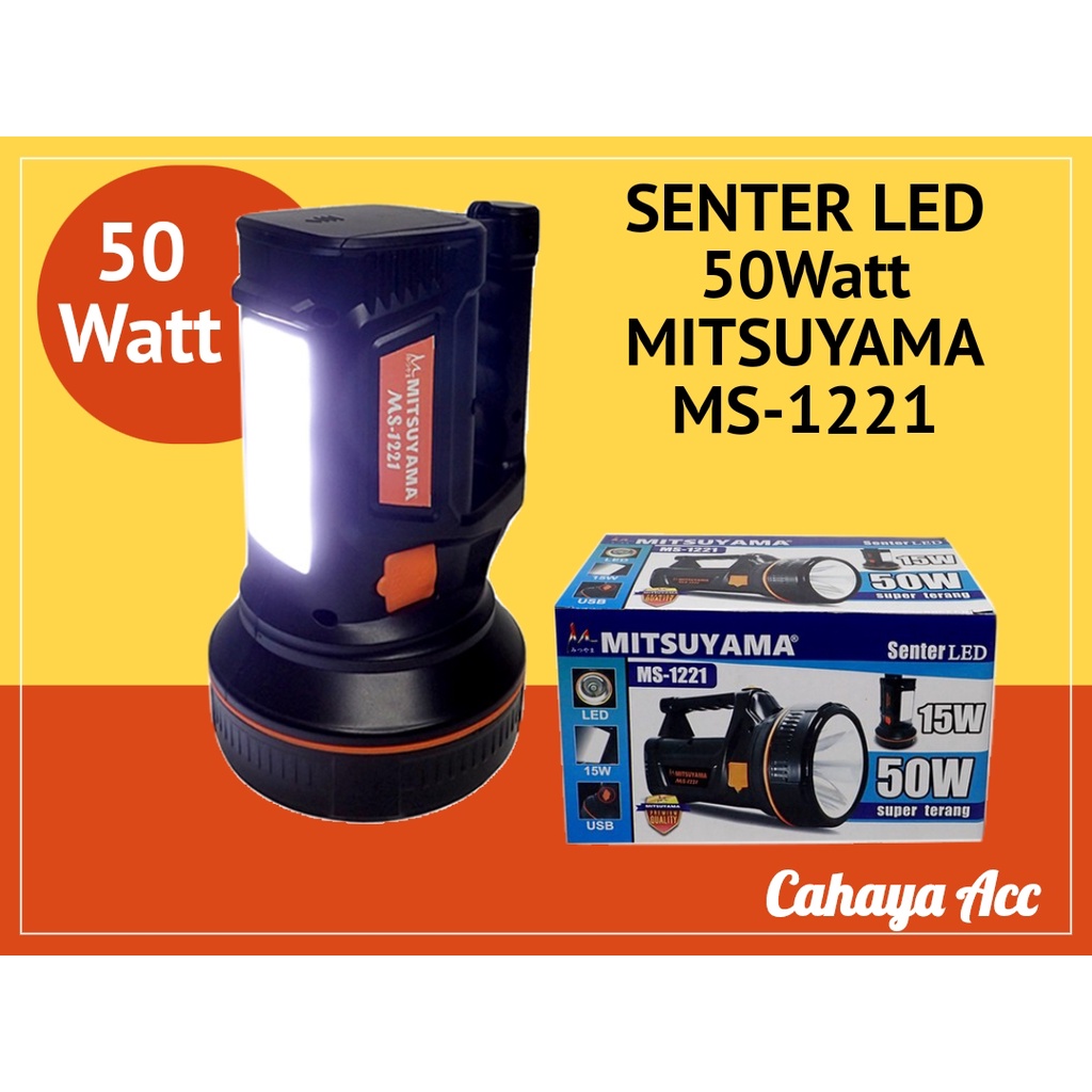 MITSUYAMA MS-1221 / MS-1220 / SURYA SHT L10W 30LED SENTER LED/LAMPU EMERGECY