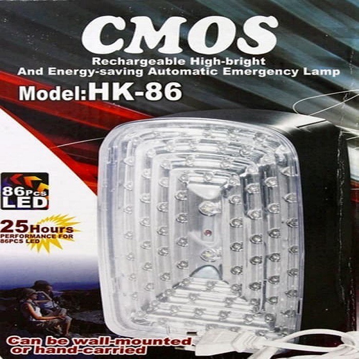 CMOS Lampu Emergency 86 LED HK86 Led Emergency Lamp