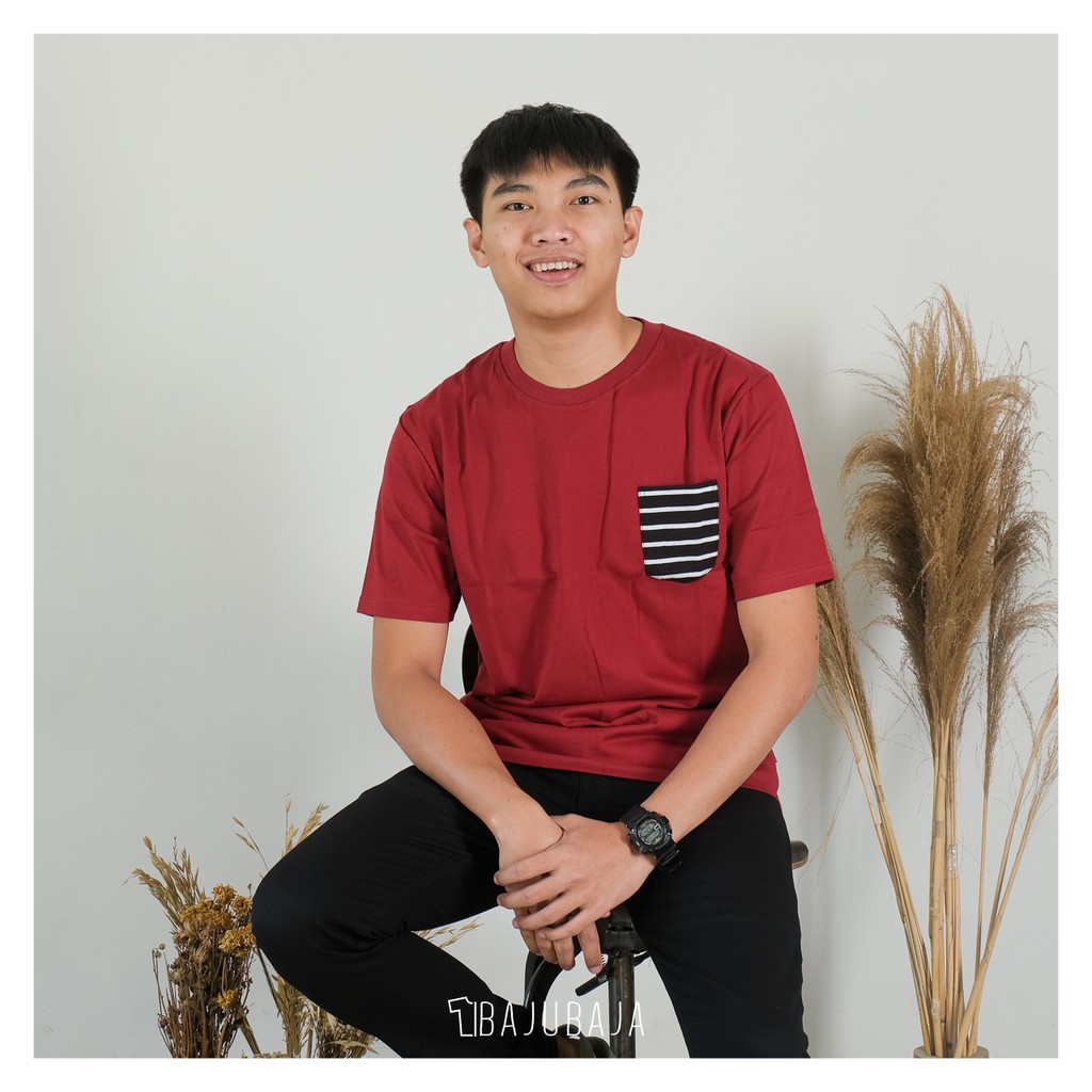 Bajubaja pocket tee cotton combed 24s unisex