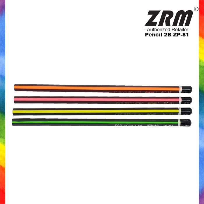 

ZRM Pensil Kayu 2B / 2B Wooden Pencil 12pc ZP-81