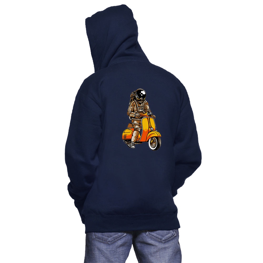 jaket sweater hoodie jumper vespa astronot terlaris