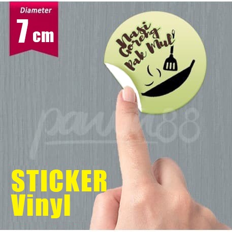 

Stiker Sticker Label Vinyl Susu - D: 7 cm - (24 Pcs)