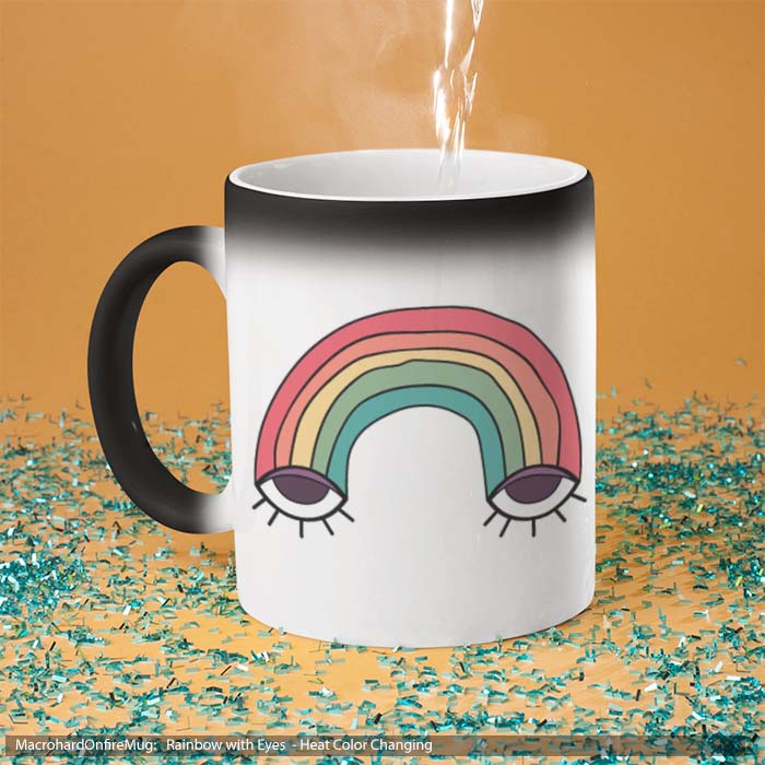 Mug Magic Rainbow with Eyes