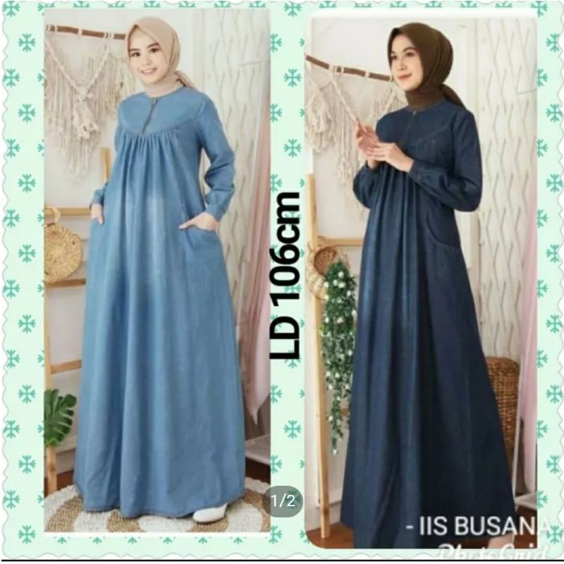 ( BISA COD ) GAMIS JEANS KAKANAYA JEANS GAMIS JUMBO AMBI TERBARU