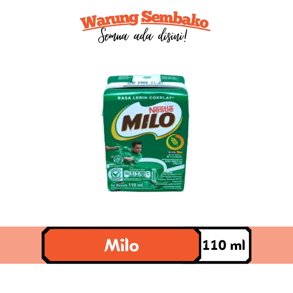 

Milo UHT Susu Coklat Kotak 110ml