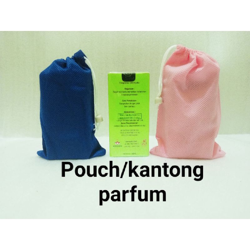 Dustbag travel bag pouch parfum kantong parfum suvenir bahan kain spunbond tebal