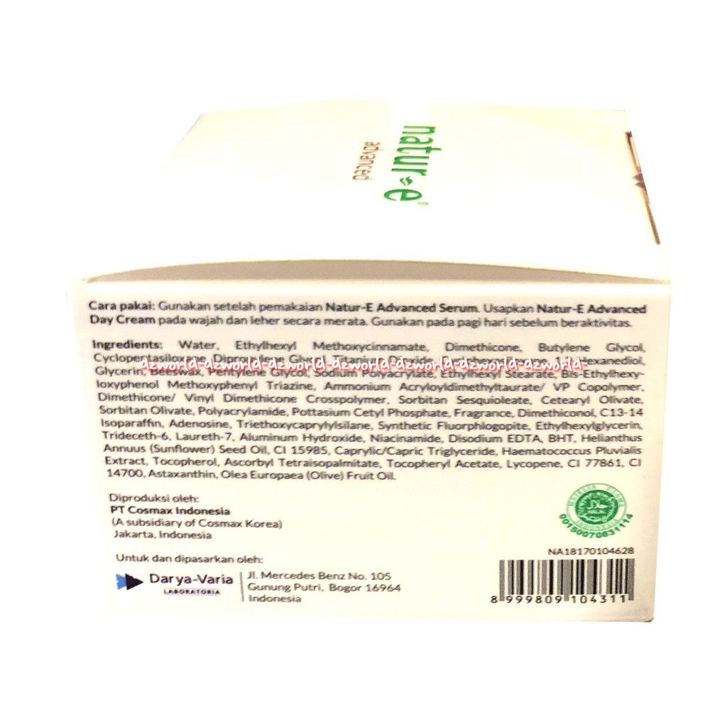 Natur-E Advanced Anti Aging 30gr Day Cream Astaxanthin SPF 23 Ganggang Laut Nature Natur E