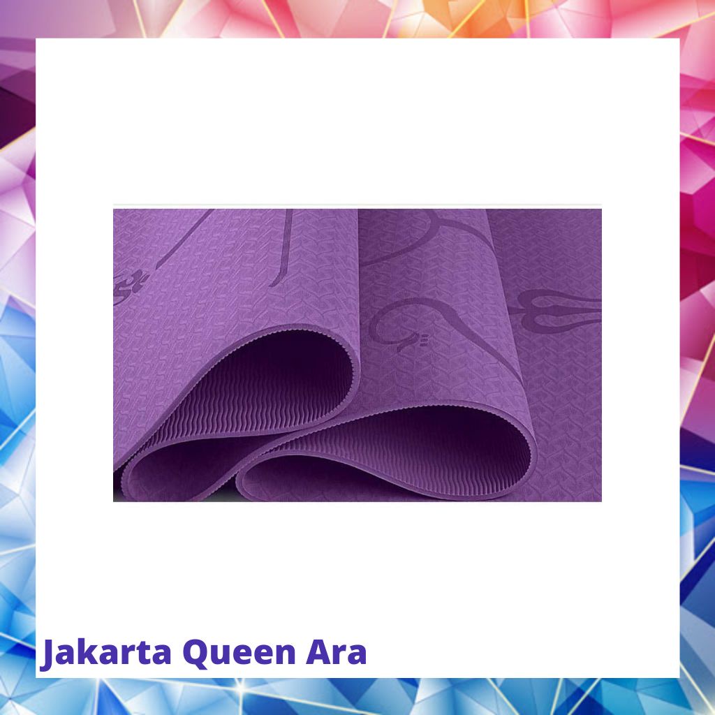 TaffSPORT Karpet Pilates Yoga Mat Anti Slip TPE 183 x 61 CM PROlite 6