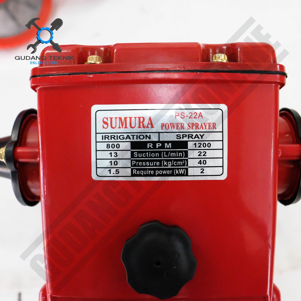 Pompa Steam Cuci Mobil Motor Jet Cleaner Sumura PS-22A Power Sprayer Sumura PS22a Kepala Steam