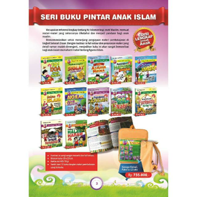 Paket Buku Pintar Anak Islam ; Penerbit Luxima