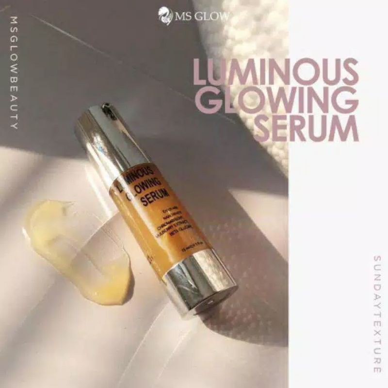 BPOM MS GLOW✔️ Luminous Glowing Serum MS GLOW Pemutih 10x Lipat Lebih Cepat