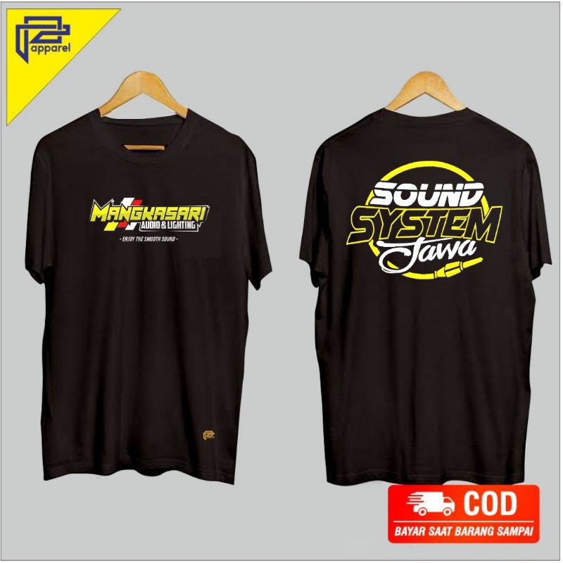 KAOS PRIA MANGKASARI SOUND SYSTEM AUDIO ATASAN BIG SIZE JUMBO PRIA TERBARU