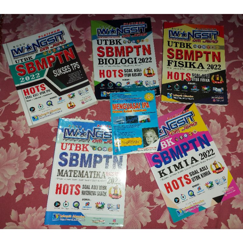 

PRELOVED BUKU WANGSIT TPS & TKA SAINTEK 2022 DAN BUKU SKS BIRU IPA