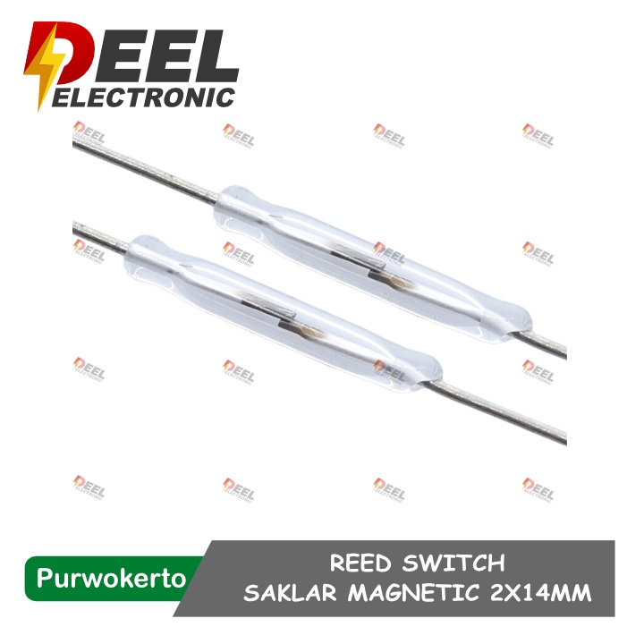 SAKLAR MAGNETIC REED SWITCH 2X14MM PIPE MAGNETIC SWITCH Y213 NO