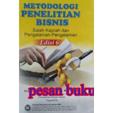 Buku Metodologi Penelitian Bisnis Edisi 6 Jogiyanto Hartono Shopee Indonesia