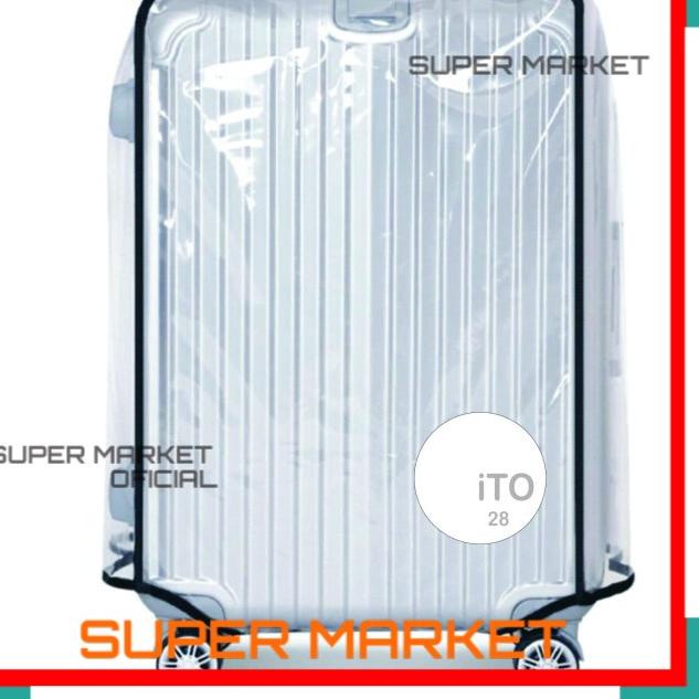 ۩ Sarung Koper Cover Koper 28 INCHI Sarung Koper Pelindung Tas Cover Transparant Sarung Koper GL203