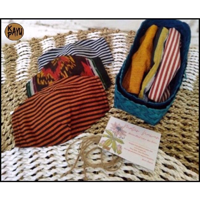 Kado unik/Souvenir/Hampers/ Gift/Masker Kain Batik Xtra Box
