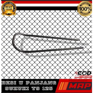 Besi U Panjang Rangka Belakang Suzuki TS125 TS 125