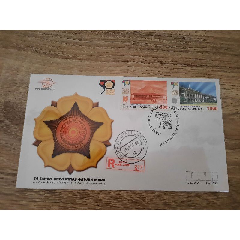 SHP PRANGKO INDONESIA 50TH. UNIVERSITAS GAJAH MADA 1999