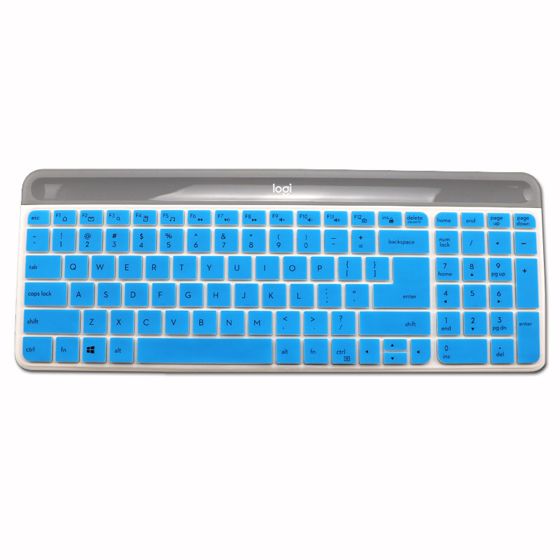 For Logitech MK470 K580 Soft Ultra-thin Silicone Laptop Keyboard Cover Protector