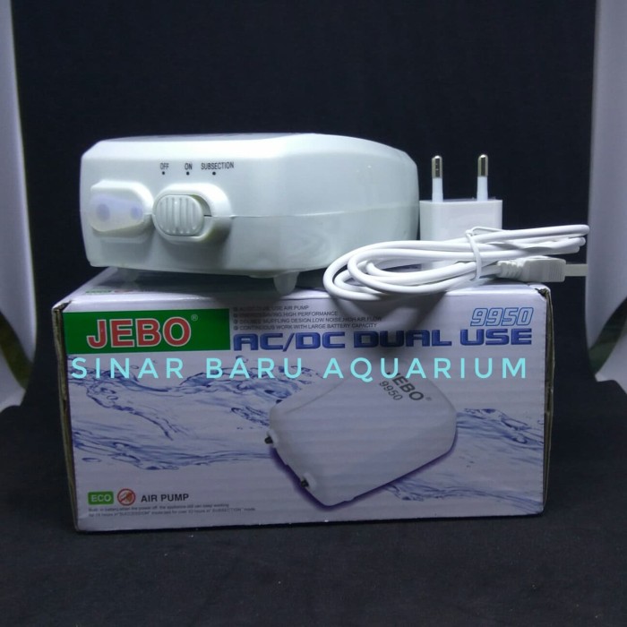 POMPA ANGIN /AERATOR AC/DC BATTERY OTOMATIS 2WAY