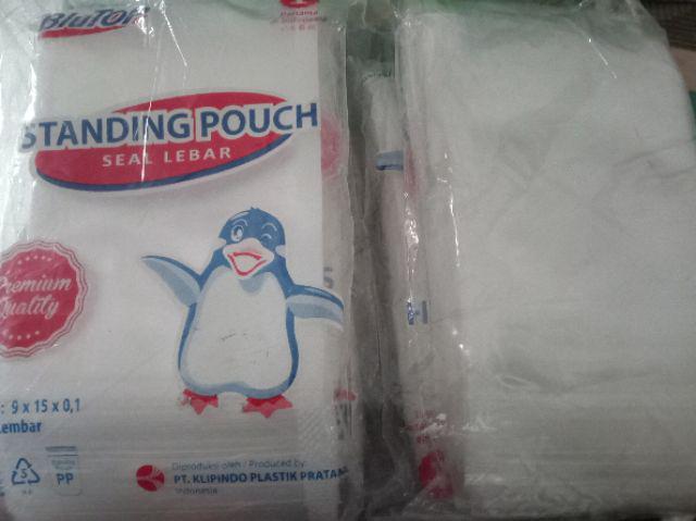 Paket Standing Pouch Um 9 X 15 Plus Sedotan Funky ( 50 Pc )