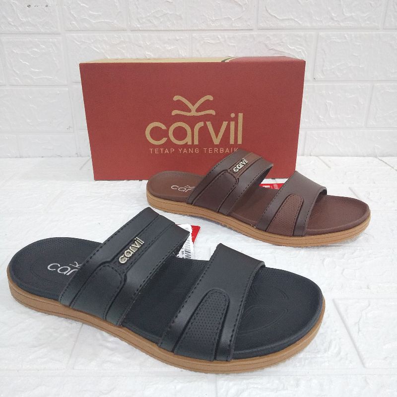 Sandal Slide tali dua Carvil Welton 02 | Sandal Harian Carvil | Sandal Kasual Carvil