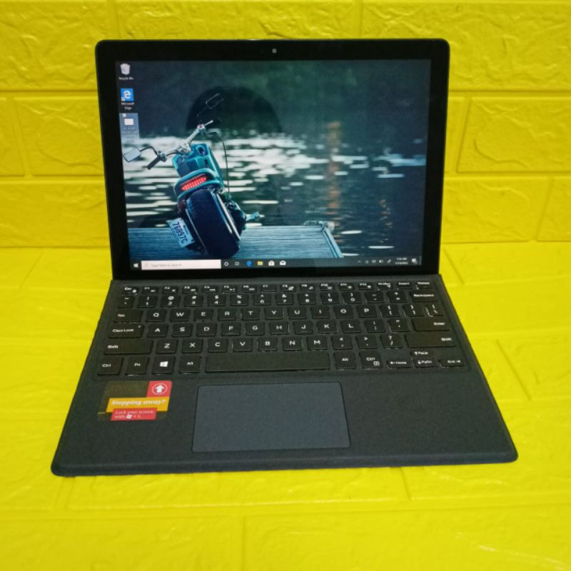 Jual laptop dell tablet tochcreen 5282 core i7 gen 7 ram 16gb SSD 512gb