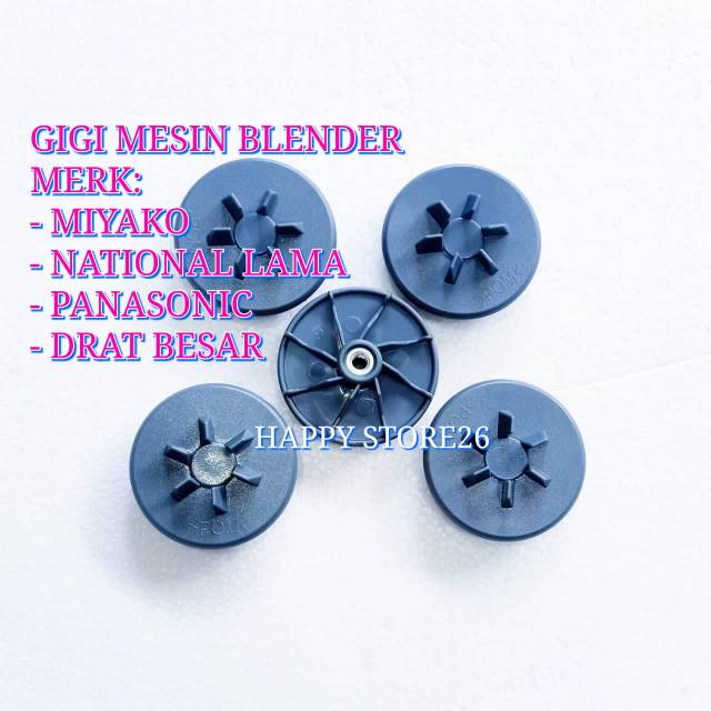 Gigi Mesin Blender Merk MIYAKO,NATIONAL LAMA