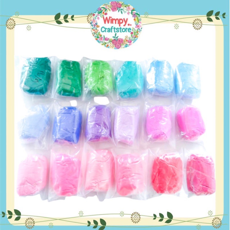 Joyfull Clay Resin Clay Bahan Clay Air Dry Clay Cold Porcelain Clay