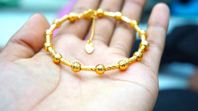 Gelang Fashion Wanita / Gelang Bangkok lapis emas