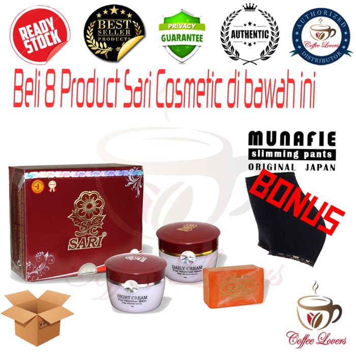 

SARI COSMETICS KRIM KREM CREAM SILVER SERIES NORMAL SKIN KULIT NORMAL